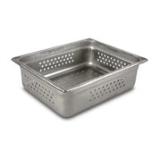 Inserto Contenedor Recipiente Medio de 4.5 Litros 6.3 cm Perforado AntiJam BW212 Buffetware HORECA