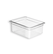 Inserto Contenedor Recipiente Medio de 6.3 Litros 4'' 10 cm Policarbonato AntiJam TB204 Buffetware HORECA