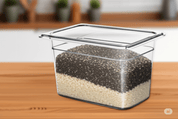 Inserto Contenedor Recipiente Noveno de 560 ml 2.5'' 6 cm Policarbonato AntiJam TB902 Buffetware HORECA