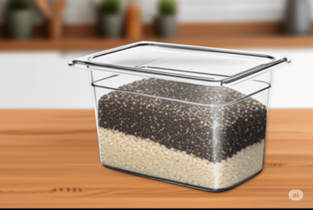 Inserto Contenedor Recipiente Noveno de 560 ml 2.5'' 6 cm Policarbonato AntiJam TB902 Buffetware HORECA