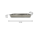 Inserto Recipiente Entero Perforado de 7 Litros 32x53x6 cm Acero Inoxidable BW112 Buffetware