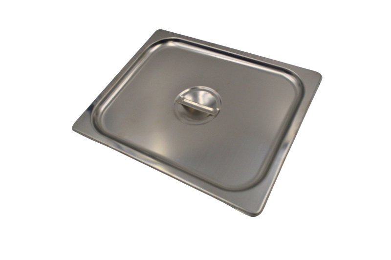 Inserto Recipiente Medio de 10 Litros 26x15x32 cm Acero Inoxidable con Tapa BW206 Buffetware