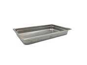 Inserto Charola Escoffier de Acero Inoxidable Entero 6 cm para Alimentos Buffetware