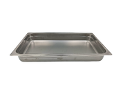 Inserto Charola Escoffier de Acero Inoxidable Entero 6 cm para Alimentos Buffetware