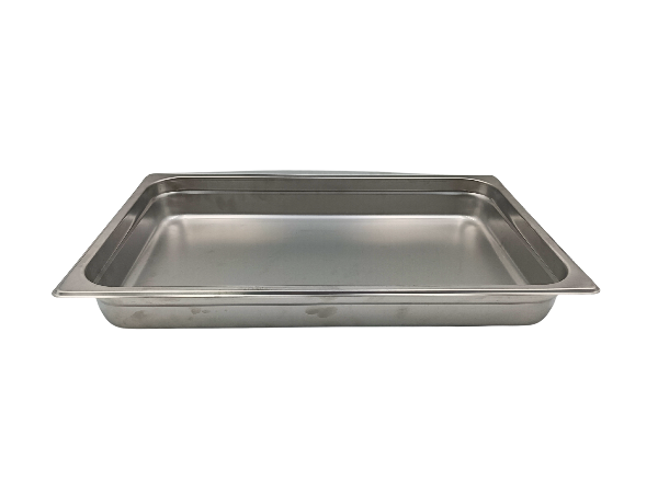 Inserto Charola Escoffier de Acero Inoxidable Entero 6 cm para Alimentos Buffetware