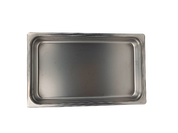 Inserto Charola Escoffier de Acero Inoxidable Entero 6 cm para Alimentos Buffetware