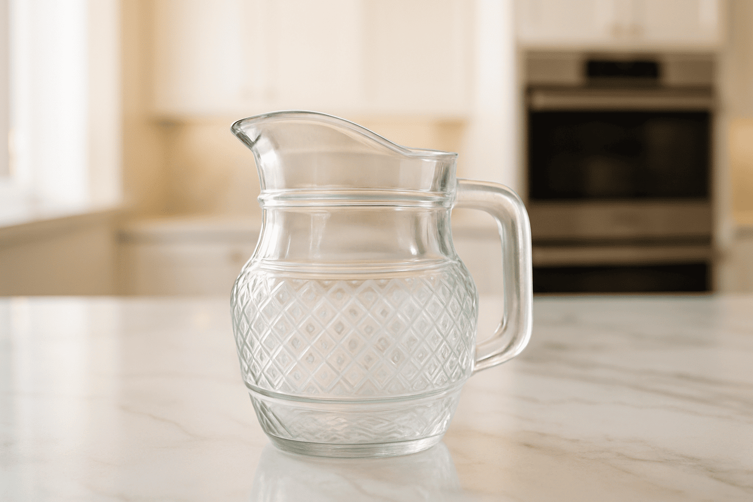 Jarra Cremera de 500 ml de Vidrio Decorado Resistente YH-11 Jemaflex