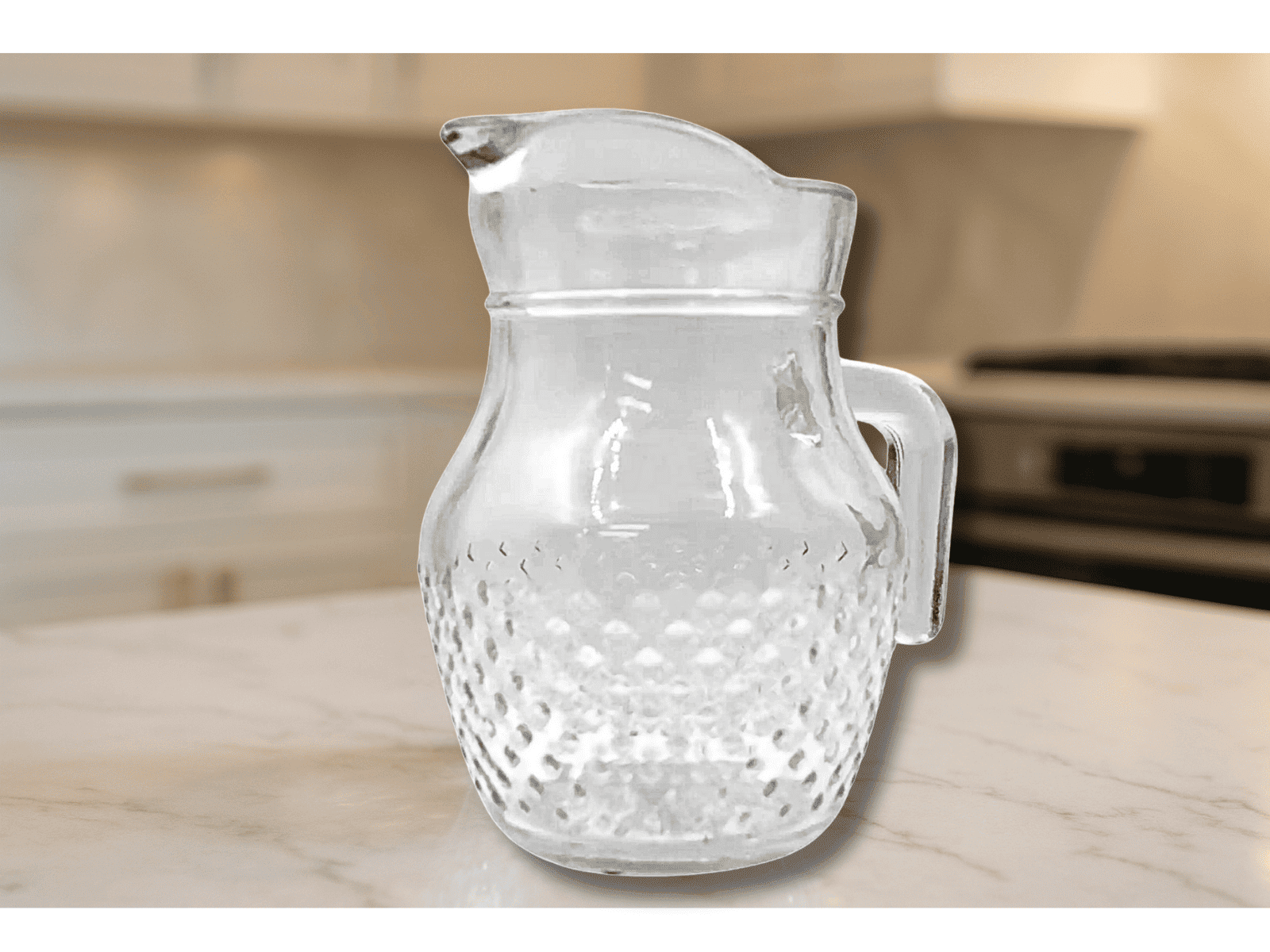 Jarra Cremera de 500 ml de Vidrio Decorado Resistente YH-13 Jemaflex