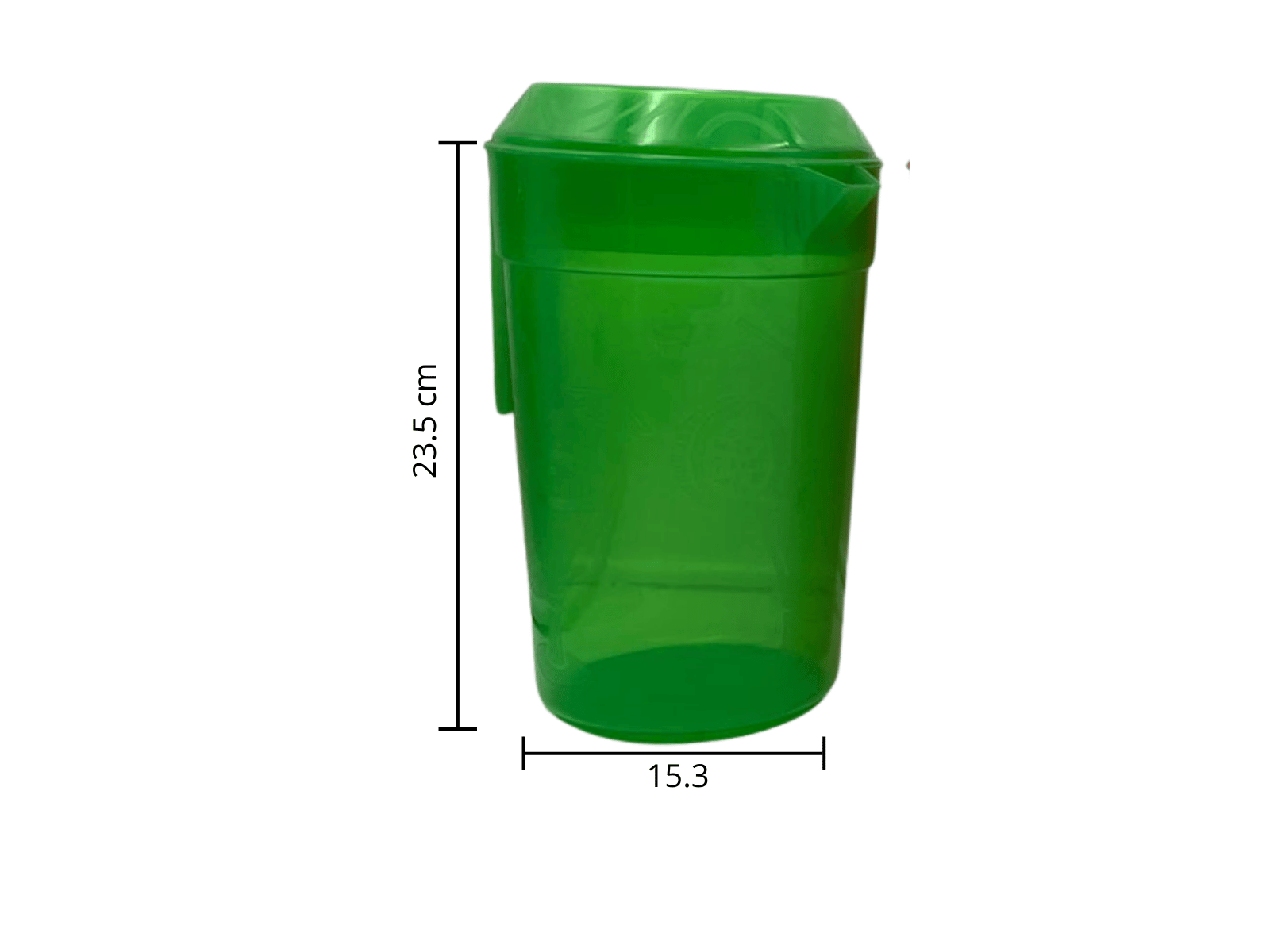 Jarra de Plástico Graduada con Tapa de Varios Colores 3 Litros Bonita Ferplast