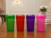 Jarra de Plástico Graduada con Tapa de Varios Colores 3 Litros Bonita Ferplast
