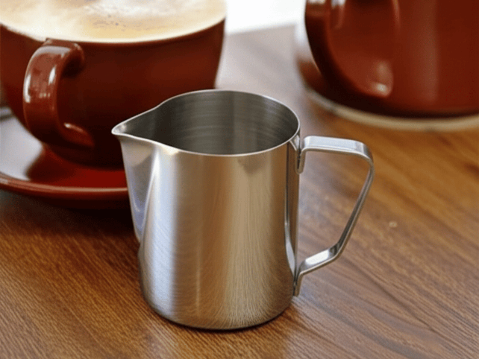 Jarra para Espumar Leche de 300 ml de Acero Inoxidable Barista Buffetware SLME012