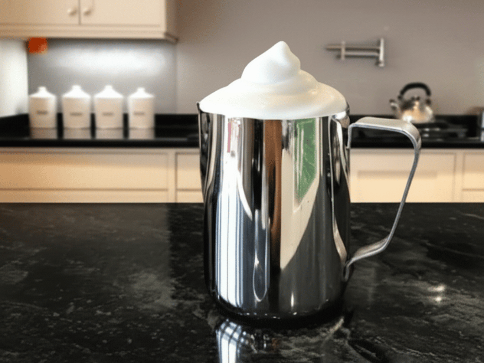 Jarra para Espumar Leche de 550 ml de Acero Inoxidable Barista Buffetware SLME012