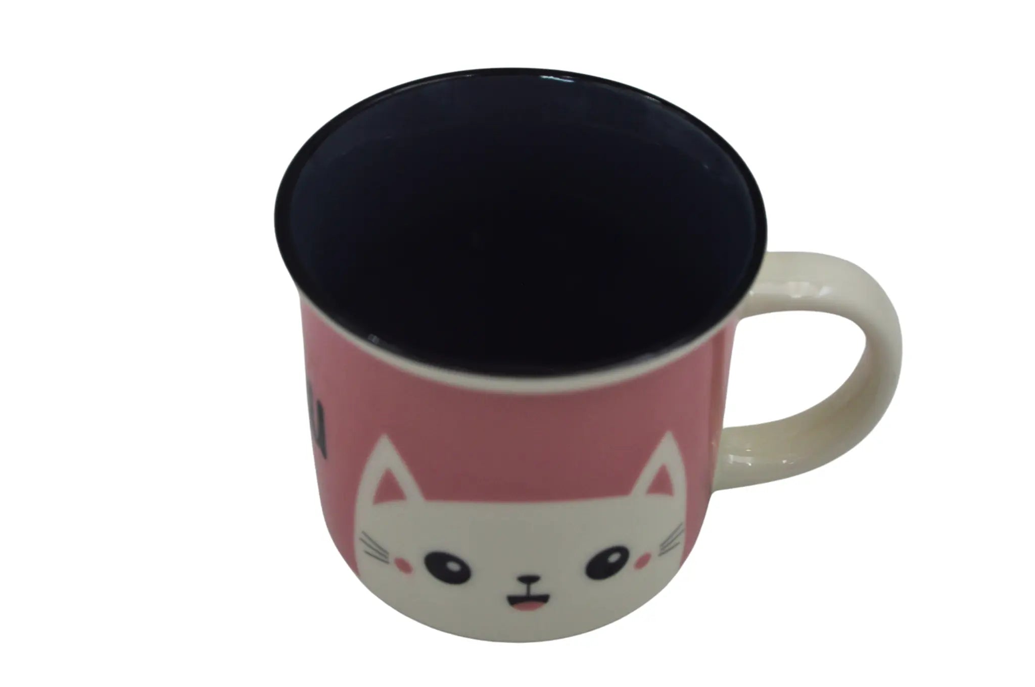 Juego de 2 tazas de 345 ml de Gatos Michis de Porcelana Resistentes Apto Microondas AM17-002