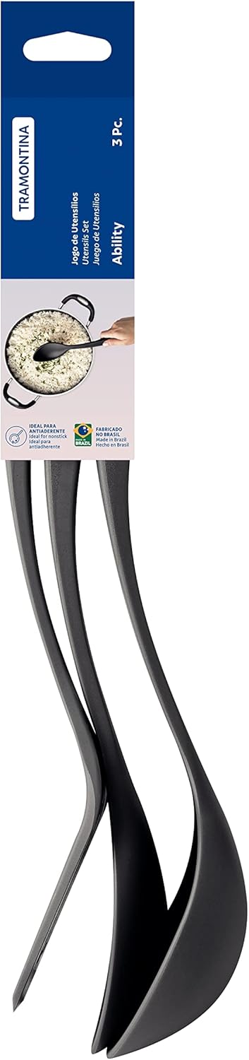 Juego de 3 Utensilios de 30 cm de Nylon Gris Ability 25199/611 Tramontina