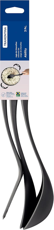 Juego de 3 Utensilios de 30 cm de Nylon Gris Ability 25199/611 Tramontina