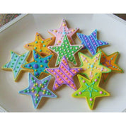 Juego de 5 Cortadores de Plástico para Repostería Galletas Estrella Belle Cuisine