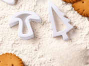 Juego de 8 Moldes de Plástico para Repostería Galletas Blancos Tab and Kit