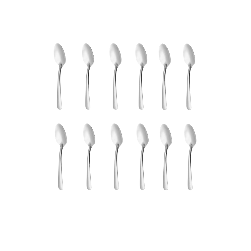 Juego de Cucharas Cafeteras Té Económicos de 12 piezas de Acero Inoxidable Casia Moven