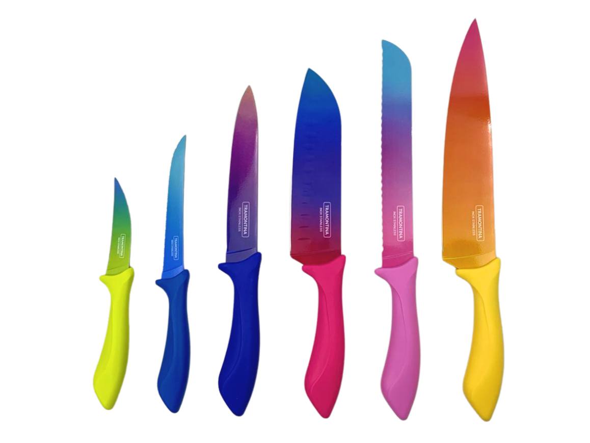 JuegodeCuchillosde6PiezasconLaminasdeAceroInoxidableColorcutTramontina.jpg