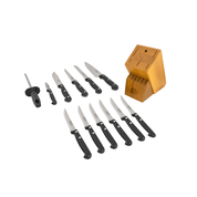 Juego de Cuchillos para Cocina de Acero Inoxidable con Base de Madera 14 piezas UltraCorte 32200/193 Tramontina