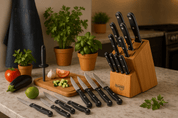 Juego de Cuchillos para Cocina de Acero Inoxidable con Base de Madera 14 piezas UltraCorte 32200/193 Tramontina