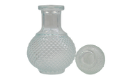 Licorera de Vidrio Tipo Cristal Circular Miconos 250 ml para Whisky Vittori