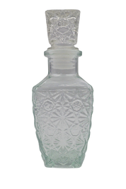 Licorera de Vidrio Tipo Cristal Cortado 250 ml para Whisky Diamante Vittori