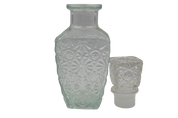 Licorera de Vidrio Tipo Cristal Cortado 250 ml para Whisky Diamante Vittori