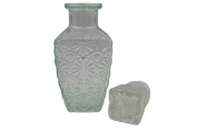 Licorera de Vidrio Tipo Cristal Cortado 250 ml para Whisky Diamante Vittori