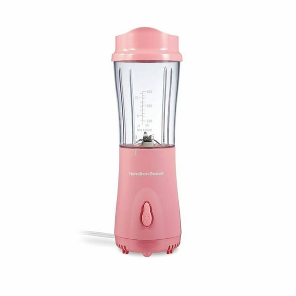 Licuadora Personal con Taza de Viaje Compacta de 400 ml Rosa Hamilton Beach 51171V