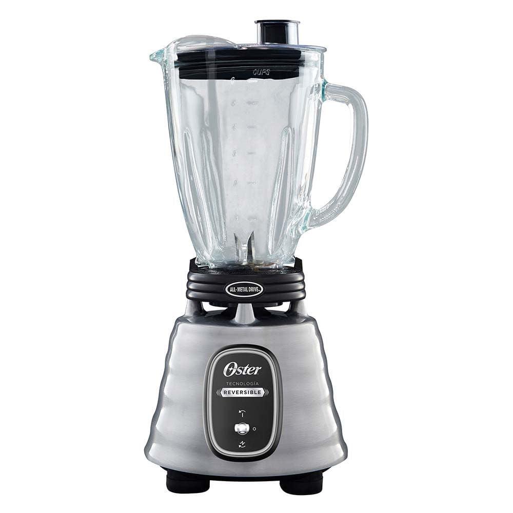 Licuadora ClÃ¡sica en Aluminio con Vaso de Vidrio de 1.5 Litros con Motor Reversible Oster BLSTBESTE