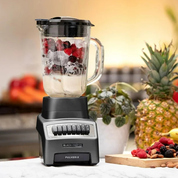 Licuadora de 12 Velocidades con Vaso de Vidrio 1.5 L y Vaso Personal I ANFORAMA Todo para mi Cocina