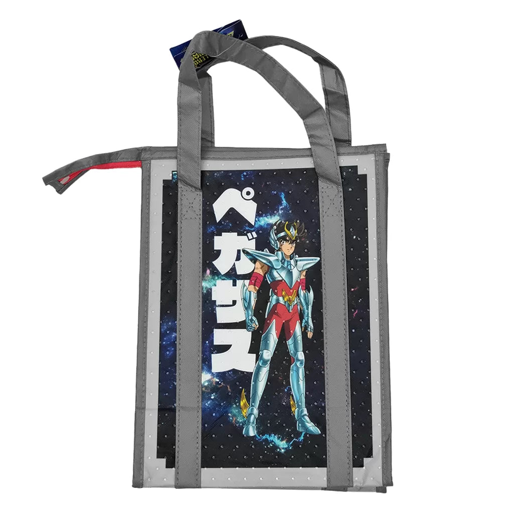 Lonchera Térmica con Cierre de 35x25 cm Pegaso Caballeros del Zodiaco Anime Licencia  BAG-CABZOD-01