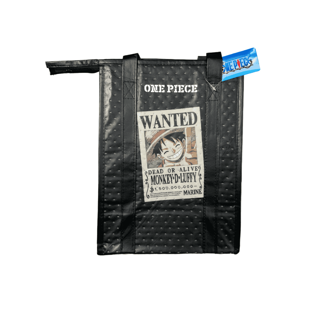 Lonchera Térmica con Cierre de 35x25 cm One Piece Cartel Luffy Anime Licencia BAG-OP-01