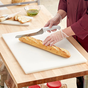 Tabla para Picar de Polietileno Blanca de 60x45x1.5 cm DS303B Buffetware