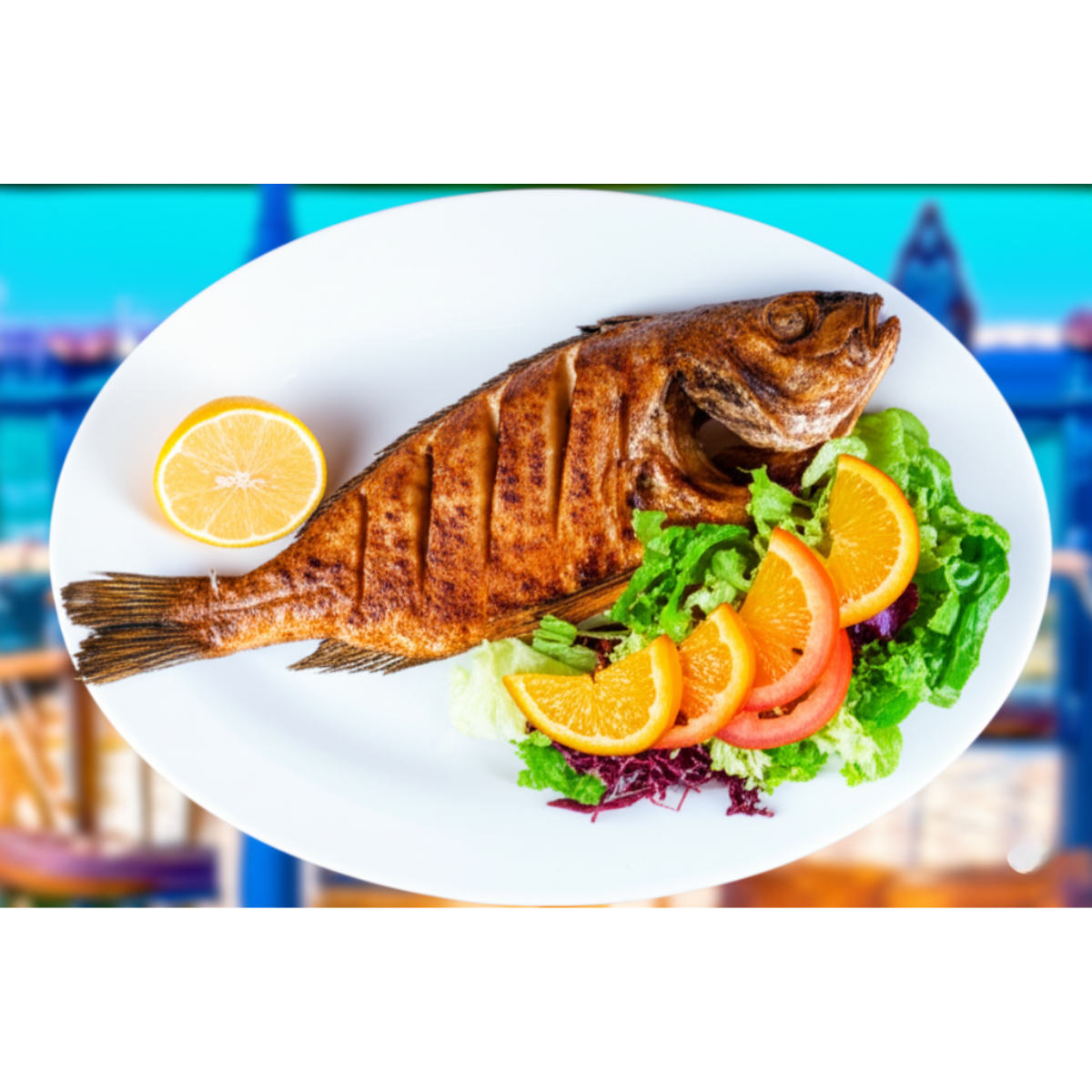 Plato Ovalado de 33 cm de Loza tipo Cerámica Elegante Clásico Blanco Glacial 310105 Santa Anita