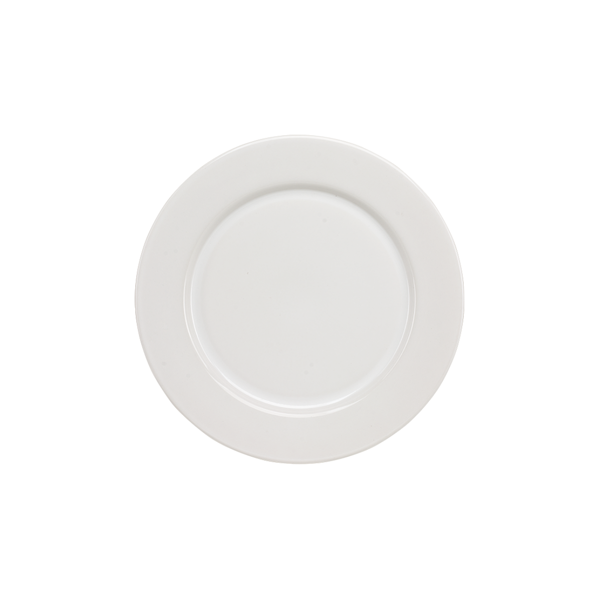 Plato Trinche de 28 cm de Loza tipo Cerámica Elegante Clásico Blanco Glacial 310026 Santa Anita