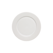 Plato Trinche de 28 cm de Loza tipo Cerámica Elegante Clásico Blanco Glacial 310026 Santa Anita