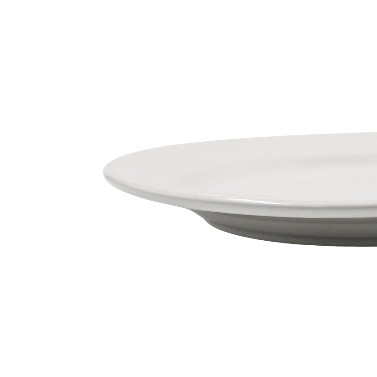 Plato Trinche de 28 cm de Loza tipo Cerámica Elegante Clásico Blanco Glacial 310026 Santa Anita