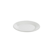 Plato Pastelero de 19 cm de Loza Tipo Cerámica Elegante Clásico Blanco Glacial 310028 Santa Anita