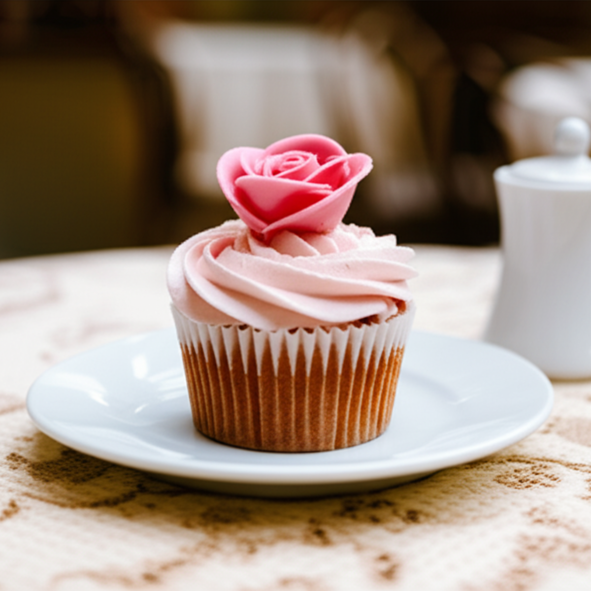 Plato Pastelero de 19 cm de Loza Tipo Cerámica Elegante Clásico Blanco Glacial 310028 Santa Anita