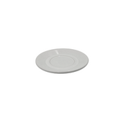 Plato Para Taza Embrocable de 12.5 cm de Loza Tipo Cerámica Elegante Clásico Blanco Glacial 310100 Santa Anita