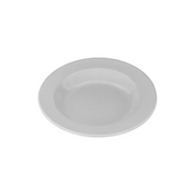 Plato Sopero 23 cm de Loza Tipo Cerámica Elegante Clásico Blanco Glacial 310541 Santa Anita