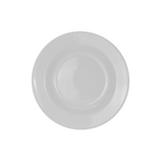 Plato Sopero 23 cm de Loza Tipo Cerámica Elegante Clásico Blanco Glacial 310541 Santa Anita