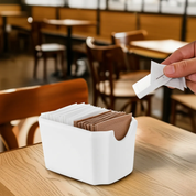 Azucarera para sobres de Loza Tipo Cerámica Elegante Clásico Blanco Glacial 310542 Santa Anita