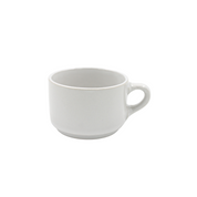 Taza moka 90 ml  3 Oz de Loza Tipo Cerámica Elegante Clásico Blanco Glacial 314794 Santa Anita