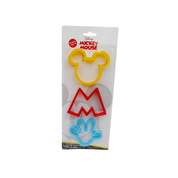 Juego Set De 3 Moldes Cortadores para Galletas Mickey Mouse