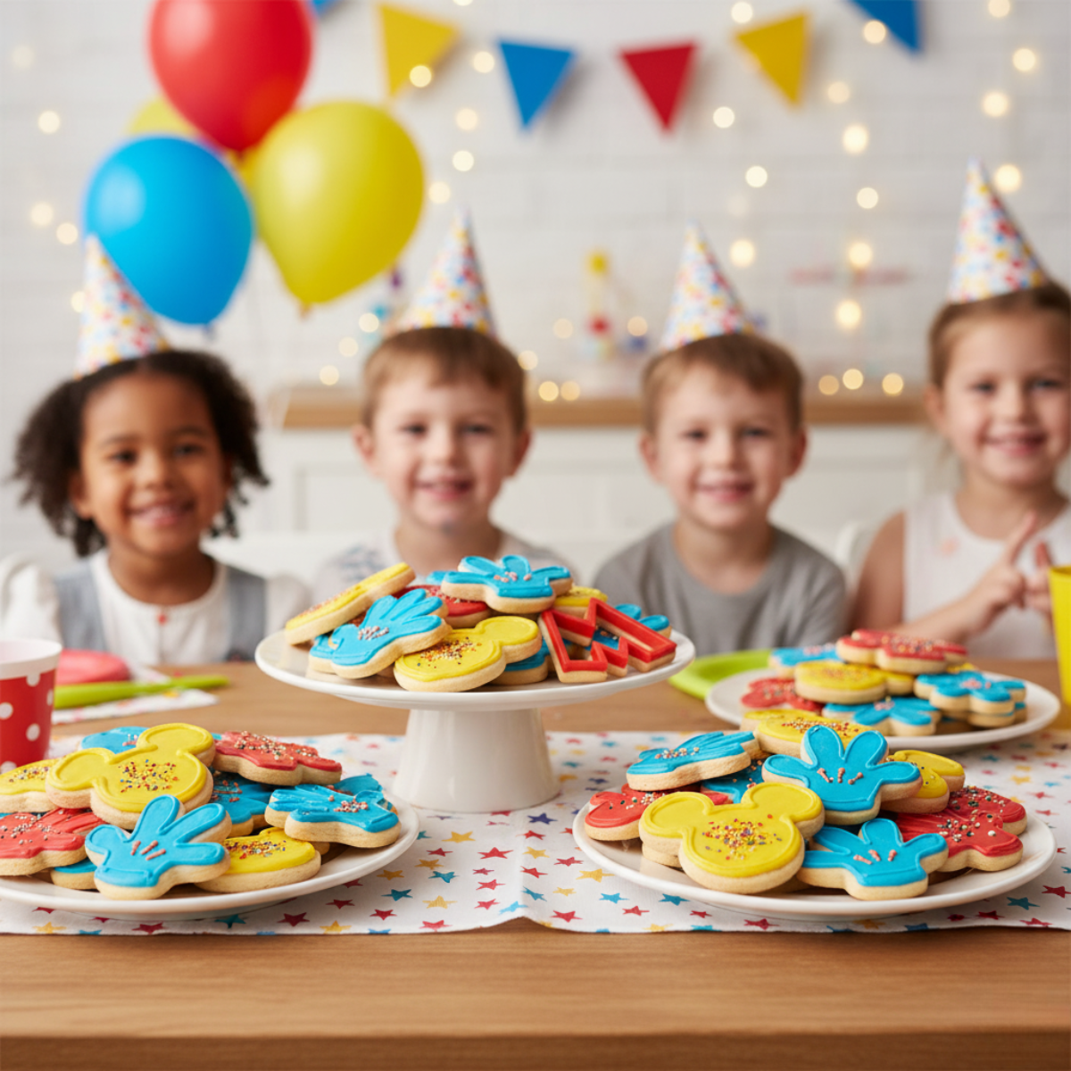 Juego Set De 3 Moldes Cortadores para Galletas Mickey Mouse