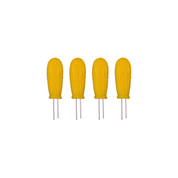 Kit de 4 tenedores pinchos para elotes o bocadillos 259807 Metaltex