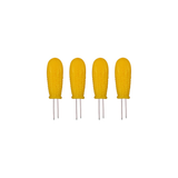 Kit de 4 tenedores pinchos para elotes o bocadillos 259807 Metaltex
